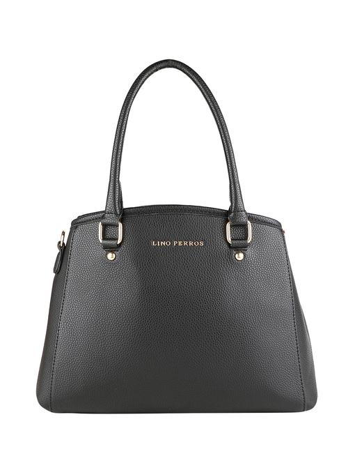 black leatherette handbag with sling - 12104734 - Very Small Image - 1