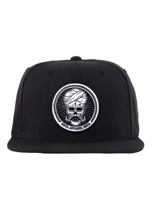black color, cotton base ball cap - 12107695 - Very Small Image - 1