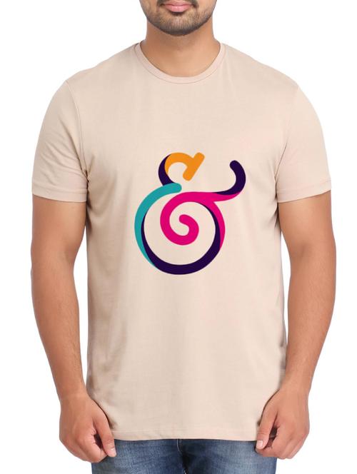 brown cotton tshirt - 12109886 - Very Small Image - 1