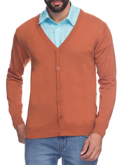 orange acrylic pullover - 12111946 - Very Small Image - 1