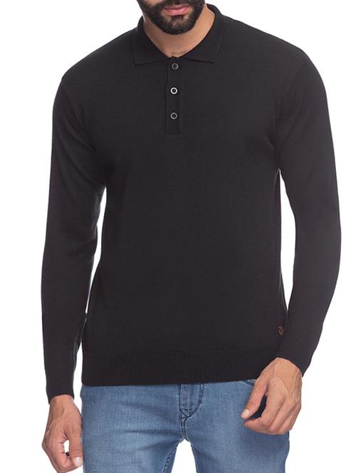 black acrylic pullover - 12111965 - Very Small Image - 1