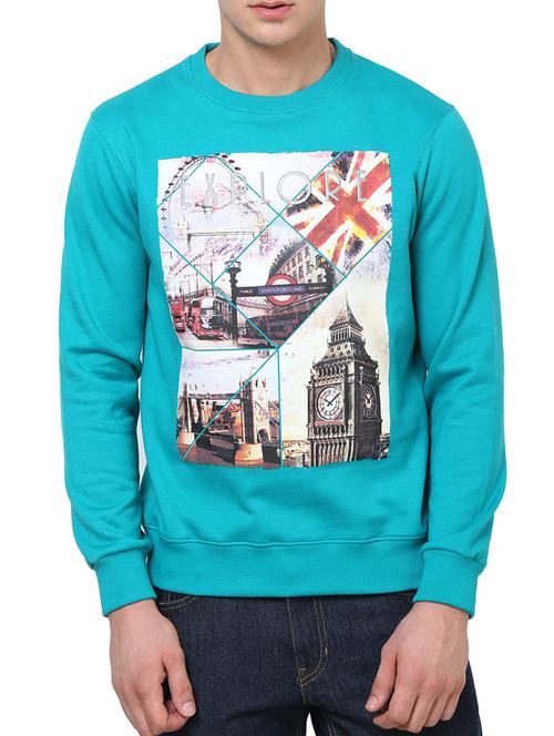 green acrylic sweatshirt - 12112819 - Very Small Image - 1