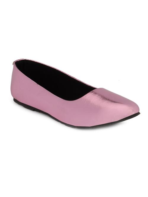 pink leatherette ballerina - 12113047 - Very Small Image - 1