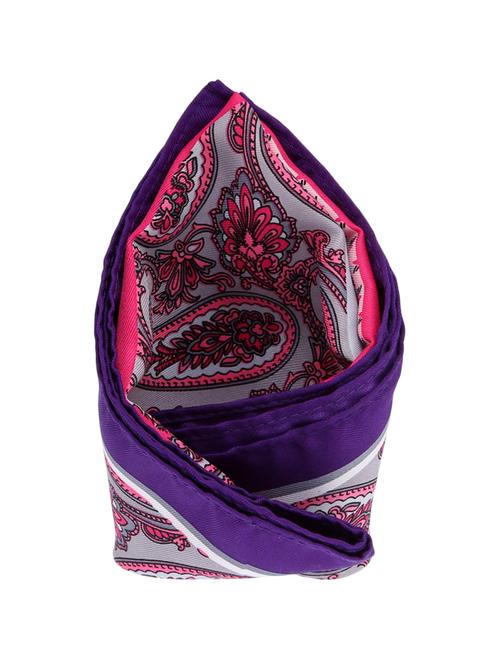 pink micro fiber pocketsquare - 12114840 - Very Small Image - 1