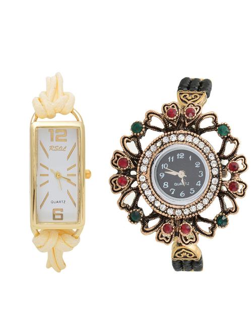rsol combo of 2 analog women watch's - 12117438 - Very Small Image - 1