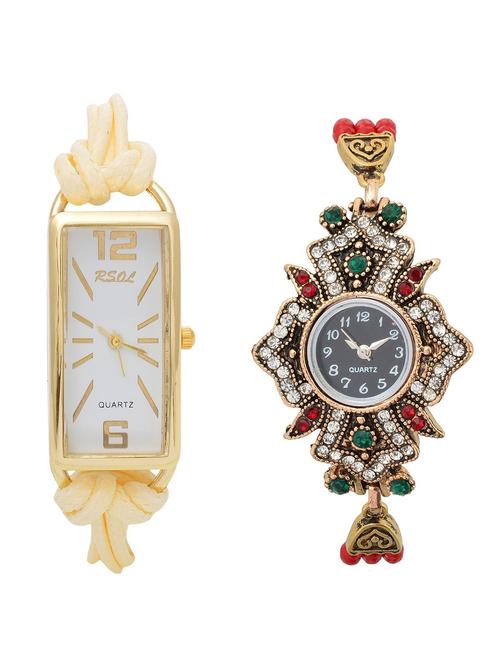 rsol combo of 2 analog women watch's - 12117442 - Very Small Image - 1