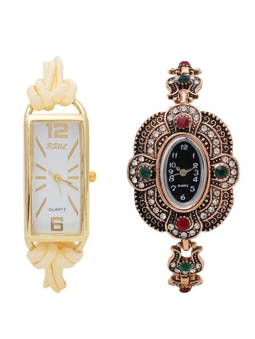rsol combo of 2 analog women watch's - 12117448 - Very Small Image - 1