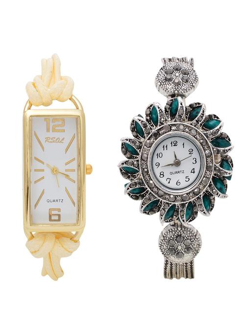 rsol combo of 2 analog women watch's - 12117449 - Very Small Image - 1