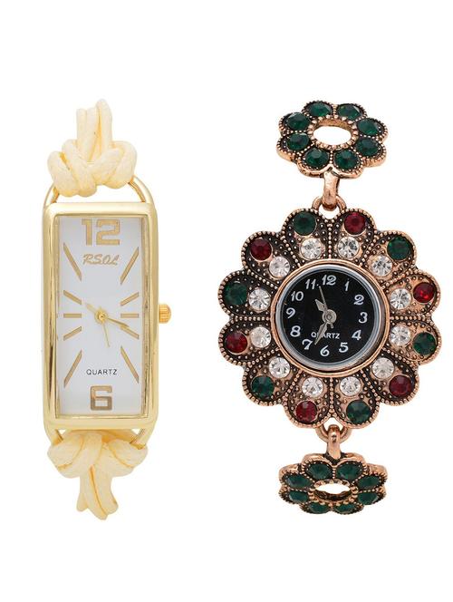 rsol combo of 2 analog women watch's - 12117450 - Very Small Image - 1