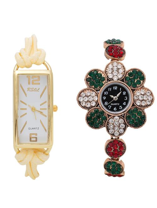 rsol combo of 2 analog women watch's - 12117451 - Very Small Image - 1