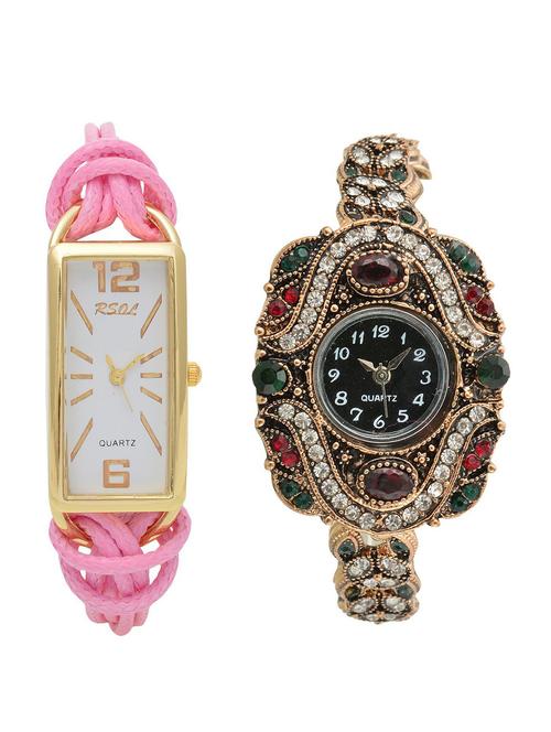 rsol combo of 2 analog women watch's - 12117472 - Very Small Image - 1