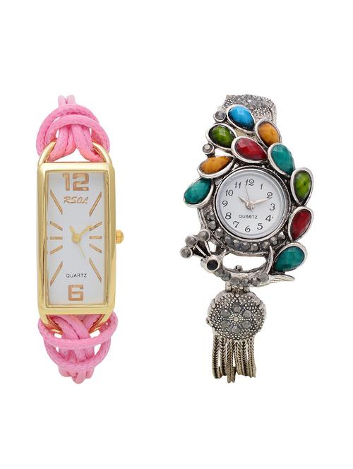 rsol combo of 2 analog women watch's - 12117481 - Very Small Image - 1