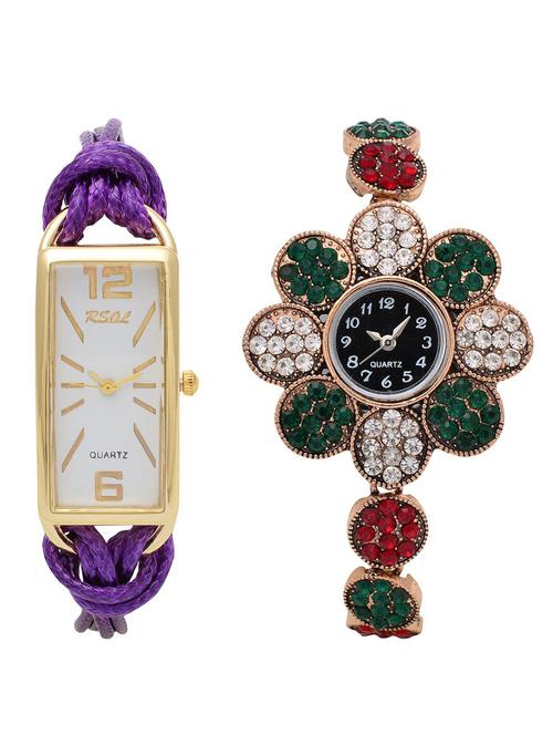 rsol combo of 2 analog women watch's - 12117520 - Very Small Image - 1