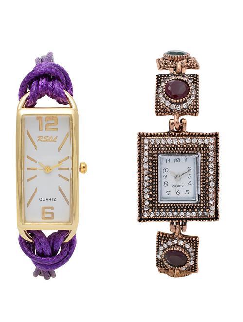 rsol combo of 2 analog women watch's - 12117521 - Very Small Image - 1