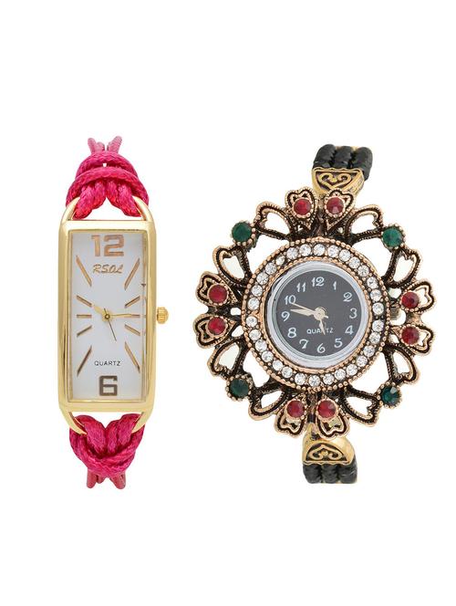 rsol combo of 2 analog women watch's - 12117540 - Very Small Image - 1