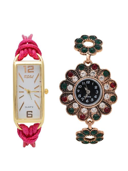 rsol combo of 2 analog women watch's - 12117552 - Very Small Image - 1