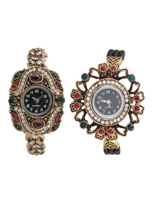lucky infra combo of 2 women analog watch's - 12117572 - Very Small Image - 1