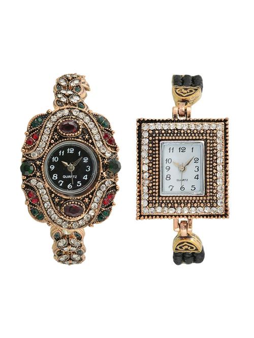 lucky infra combo of 2 women analog watch's - 12117573 - Very Small Image - 1
