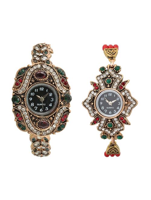 lucky infra combo of 2 women analog watch's - 12117576 - Very Small Image - 1
