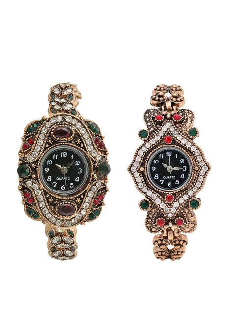 lucky infra combo of 2 women analog watch's - 12117577 - Very Small Image - 1