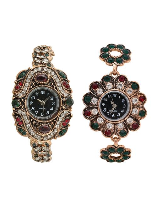 lucky infra combo of 2 women analog watch's - 12117584 - Very Small Image - 1