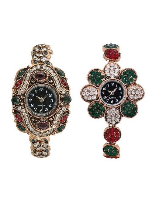 lucky infra combo of 2 women analog watch's - 12117585 - Very Small Image - 1