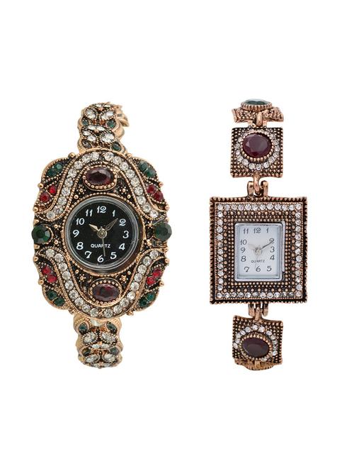 lucky infra combo of 2 women analog watch's - 12117586 - Very Small Image - 1