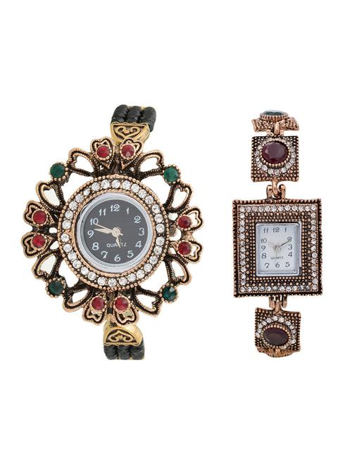 lucky infra combo of 2 women analog watch's - 12117617 - Very Small Image - 1
