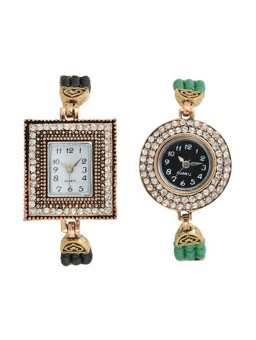 lucky infra combo of 2 women analog watch's - 12117635 - Very Small Image - 1