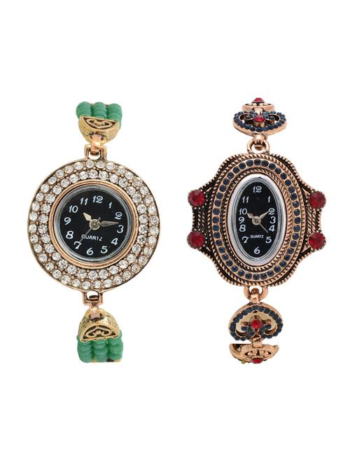 lucky infra combo of 2 women analog watch's - 12117671 - Very Small Image - 1