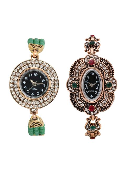 lucky infra combo of 2 women analog watch's - 12117672 - Very Small Image - 1