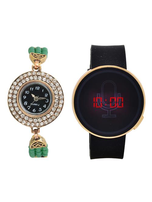 lucky infra combo of 2 analog-digital men and women watch's - 12117686 - Very Small Image - 1