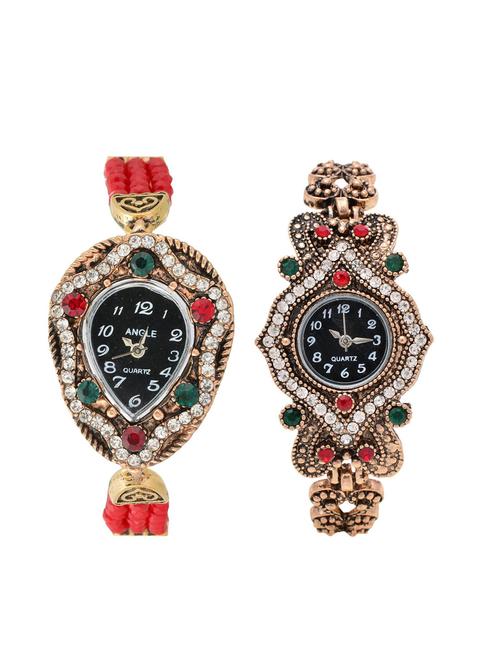 lucky infra combo of 2 women analog watch's - 12117696 - Very Small Image - 1