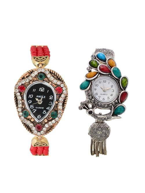 lucky infra combo of 2 women analog watch's - 12117698 - Very Small Image - 1
