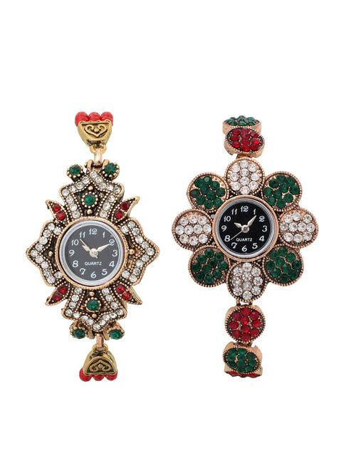 lucky infra combo of 2 women analog watch's - 12117730 - Very Small Image - 1