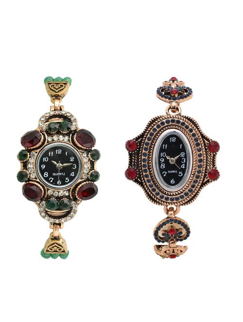 lucky infra combo of 2 women analog watch's - 12117752 - Very Small Image - 1