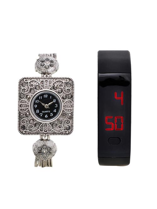 lucky infra combo of 2 analog-digital men and women watch's - 12117807 - Very Small Image - 1