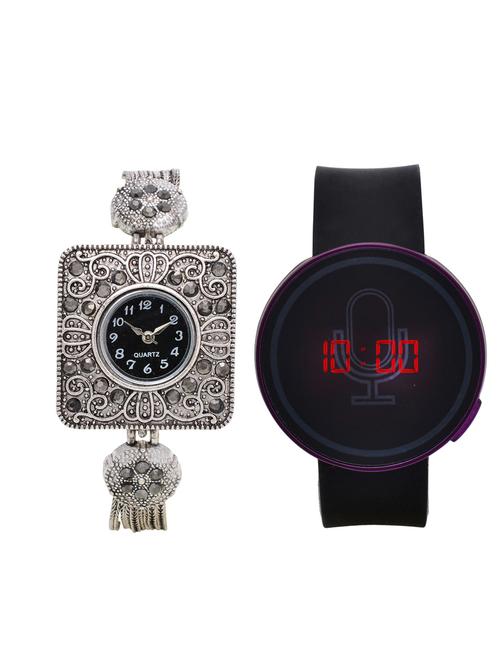 lucky infra combo of 2 analog-digital men and women watch's - 12117818 - Very Small Image - 1