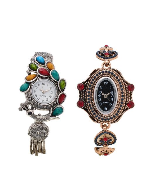 lucky infra combo of 2 women analog watch's - 12117824 - Very Small Image - 1