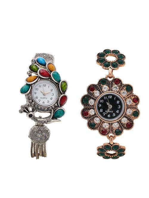 lucky infra combo of 2 women analog watch's - 12117827 - Very Small Image - 1