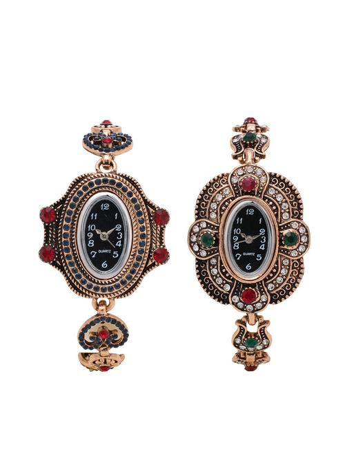 lucky infra combo of 2 women analog watch's - 12117847 - Very Small Image - 1