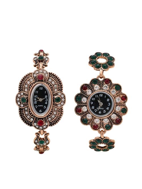 lucky infra combo of 2 women analog watch's - 12117870 - Very Small Image - 1
