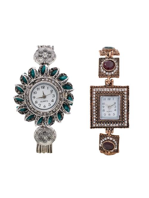 lucky infra combo of 2 women analog watch's - 12117892 - Very Small Image - 1