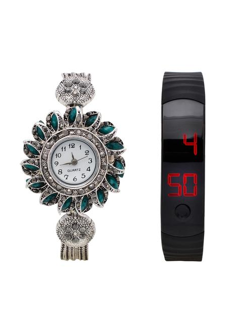 lucky infra combo of 2 analog-digital men and women watch's - 12117899 - Very Small Image - 1