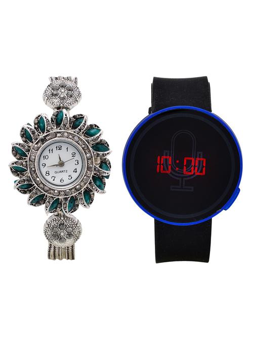 lucky infra combo of 2 analog-digital men and women watch's - 12117901 - Very Small Image - 1