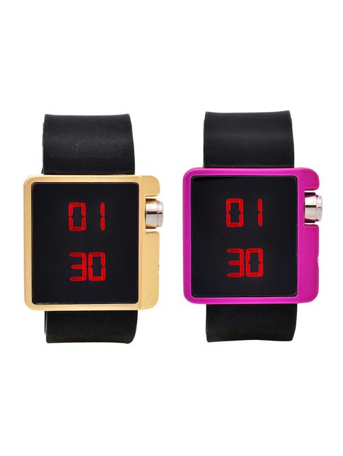 lucky infra combo of 2 men digital watch's - 12118009 - Very Small Image - 1