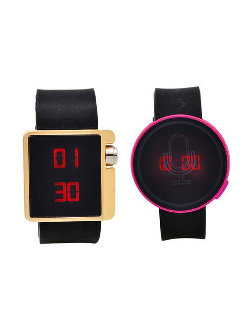 lucky infra combo of 2 men digital watch's - 12118015 - Very Small Image - 1