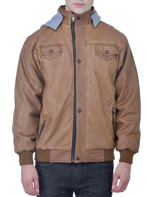 multi colored leather casual jacket - 12118762 - Very Small Image - 1