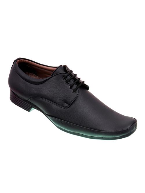 black leather derbies - 12124878 - Very Small Image - 1