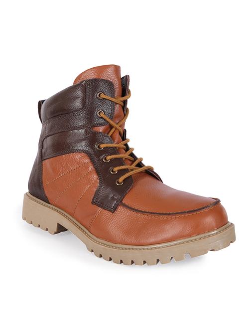 tan leather boots - 12125135 - Very Small Image - 1